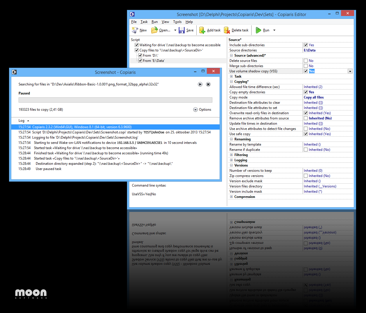 Click to view Copiaris Lite 2.0.0 screenshot